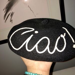 Embroidered beret